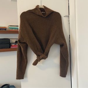Wilfred chocolate brown soft sweater